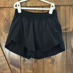 Lululemon Black Lined Shorts Size 4